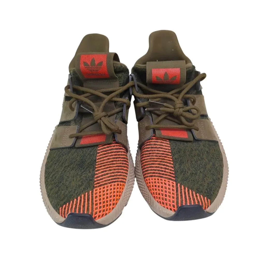 Men’s Adidas Prophere Trace Olive / Orange Sneakers Size 10.5